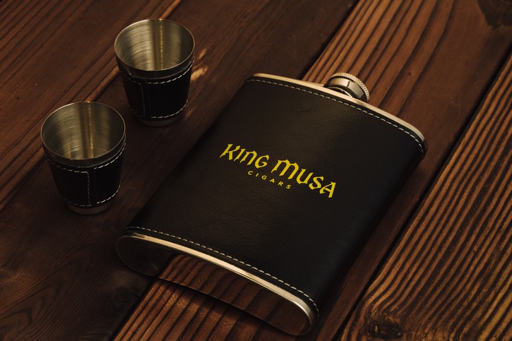 King Musa Cigars Flask