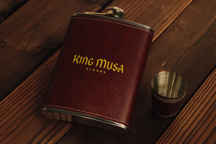 King Musa Cigars Flask
