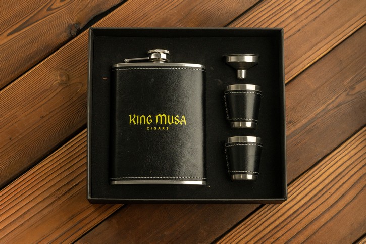 King Musa Cigars Flask