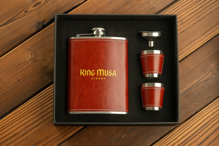 King Musa Cigars Flask
