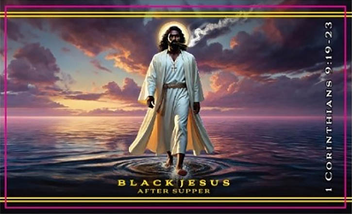 Black Jesus cigar band