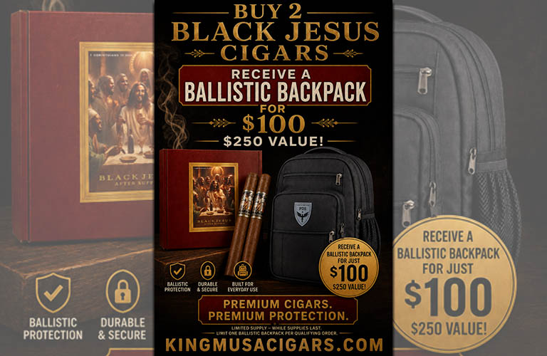 Black Jesus and Backpack Package